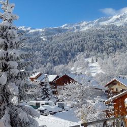 Meribel in the snow