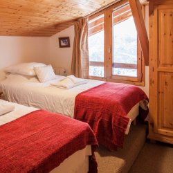 Chalet Attila twin bedroom