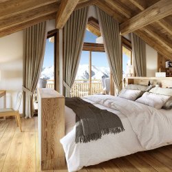 A Luxury Bedroom in Chalet Harmony Meribel
