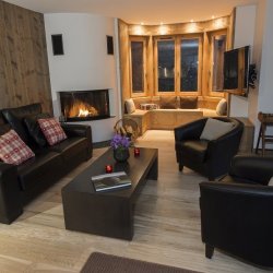 Chalet Blanchot Living Room