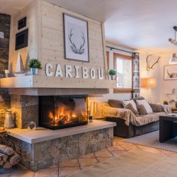 Chalet Caribou Open Fire