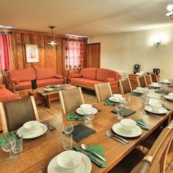 Chalet Peche Living Room Dining Room