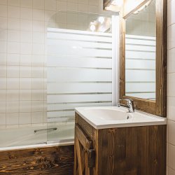 One of the Bathrooms in Chalet Verseau in Val Thorens