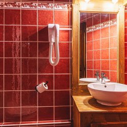 One of the Bathrooms in Chalet Verseau, Val Thorens