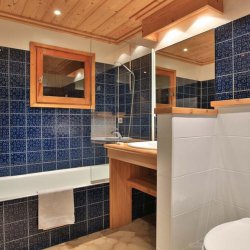 Chalet Elodie Bathroom with bath and shower
