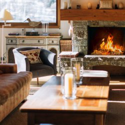 Chalet Bellevue Open Fire