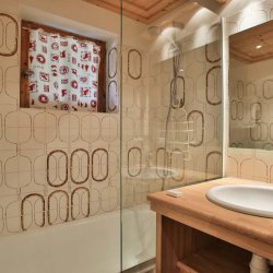 Chalet Andre Bathroom with bath and shower