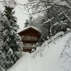 Chalet La Fuge in the Snow