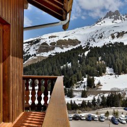 Chalet Leopold Balcony and View