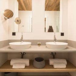 One of the Bathrooms in Chalet Caro Meribel