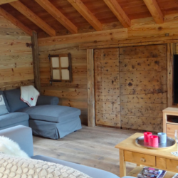 Chalet Vanakam Living Room with Champagne