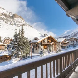 The Balcony at No. 4 Aspen House Val d'Isere