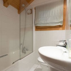 A Bathroom in Chalet Blanche Neige in Meribel Centre