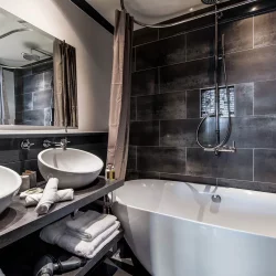 One of the Luxury bathrooms in Chalet Tomkins Meribel