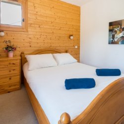 A Double bedroom in Chalet Topaz in La Tania