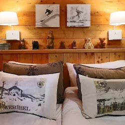 One of the bedrooms in Chalet La Combe Meribel