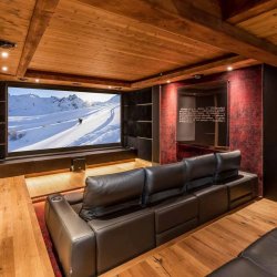 The Cinema Room in Chalet Mariefleur Meribel