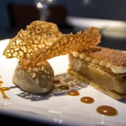 Beatiful Desserts at Chalet Bellacima Lodge, Meribel