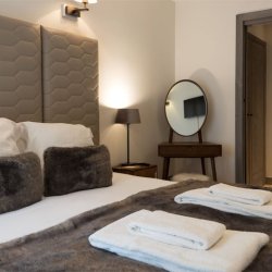The wonderful Double Bedroom in Apartment La Suite in Meribel