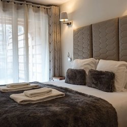 The Double Bedroom in Apartment La Suite in Meribel