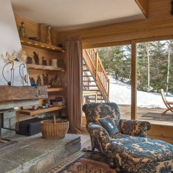 The Fireplace in Chalet Eric Meribel Centre