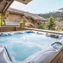 The Hot Tub at Chalet Mariefleur Meribel