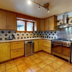 The Kitchen in Chalet Daurel, Meribel Centre