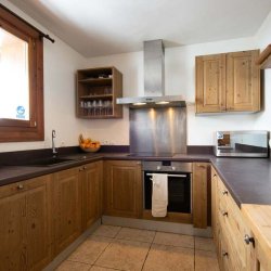 The Kitchen in Chalet Noella Val Thorens