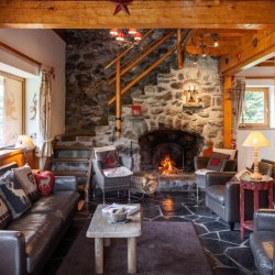 The Living room in Chalet La Fugue Meribel