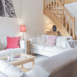 The Living area in Apartment Cybele in Meribel Centre