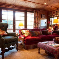 The Sitting area in Chalet La Varappe Meribel