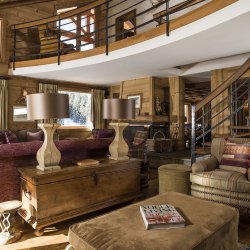 The Spacious and comfortable Living area in Chalet Lapin Blanc Meribel