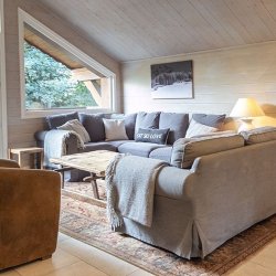 The Lovely Living area in Apartment Dou du Pont in Meribel Centre