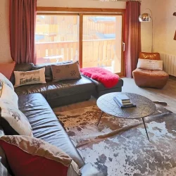 The Living area in Chalet La Combe in Meribel