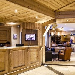 The Reception area in Residence L'Oxalys Val Thorens