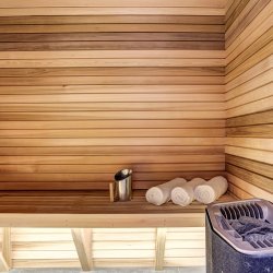 The Sauna at Chalet Bergeronnette in Meribel Nantgerel