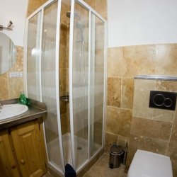 One of the Shower rooms in Chalet Chocolat La Tania