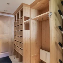 The Ski & Boot Room in Chalet Foret, Meribel