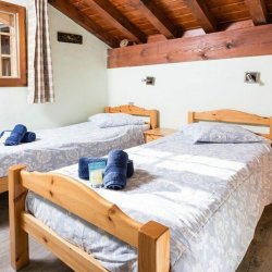 One of the Twin bedrooms in Chalet Chocolat La Tania