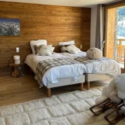 A bedroom in Chalet Etoile des Neiges Meribel