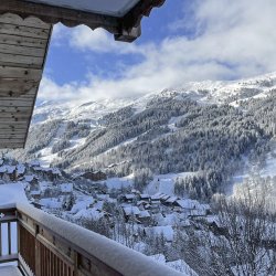 One of Balcony views at Chalet La Chouette, Meribel