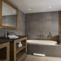 A Spacious Bathroom in Chalet Lapin Blanc Meribel