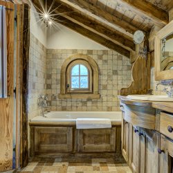 One of the Bathrooms in Chalet Amarena Meribel