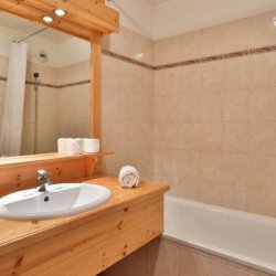 One of the bathrooms in Chalet Natalette II, Meribel Mottaret