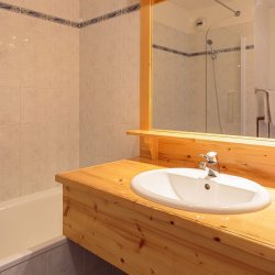 One of the bathrooms in Chalet Natalette 1 in Meribel Mottaret