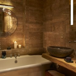 One of the Bathrooms in Chalet La Petite Pia Meribel