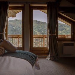 A view from one of the bedrooms in Chalet La Chouette Meribel