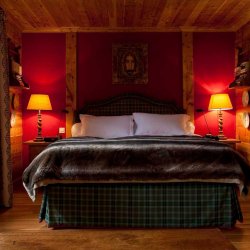 One of the comfortable Bedrooms in Chalet La Varappe Meribel