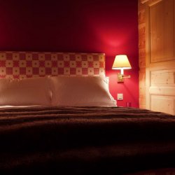 A beautiful Bedroom in Chalet La Varappe, Meribel