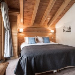 One of the luxury bedrooms in Chalet Iamato Meribel Village